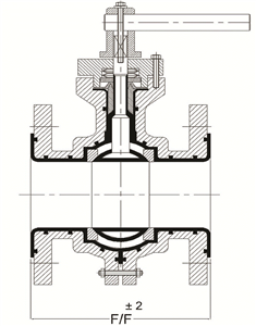 Reduce Port Lined Ball Valve